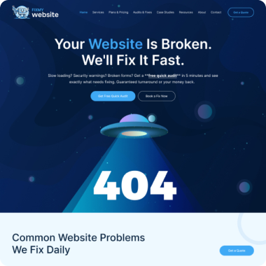 Fix my website